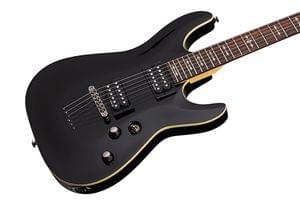 1638869415508-Schecter Omen-6 BLK Black Electric Guitar4.jpg